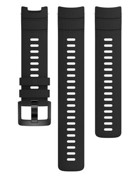 Polar Street X silicone strap black