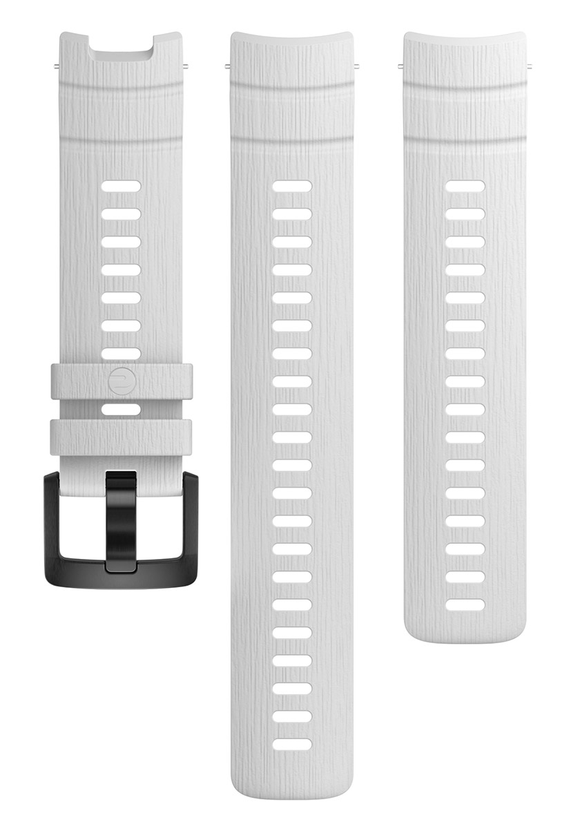 Polar Street X silicone strap white