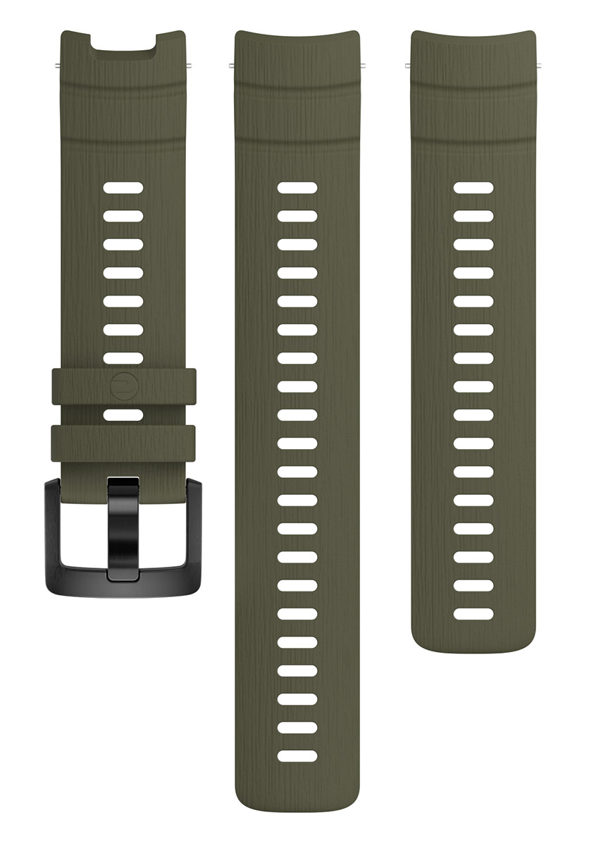 Polar Street X silicone strap green