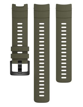 Polar Street X silicone strap green