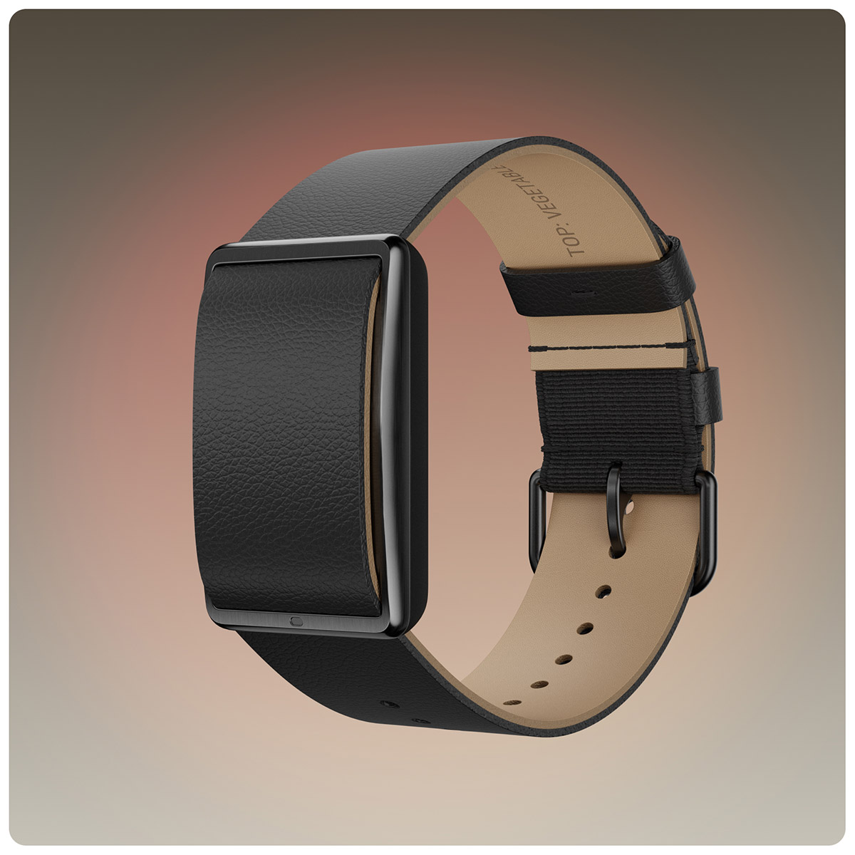Polar Loop wristband black leather S-L