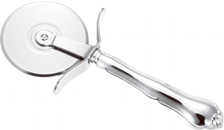 Chippendale silver pizza cutter