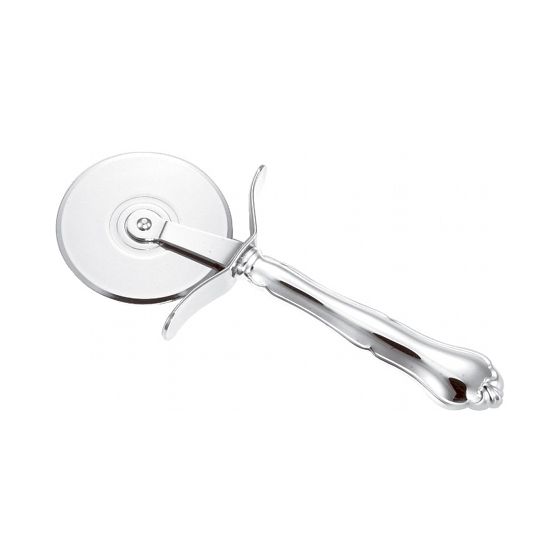 Chippendale silver pizza cutter