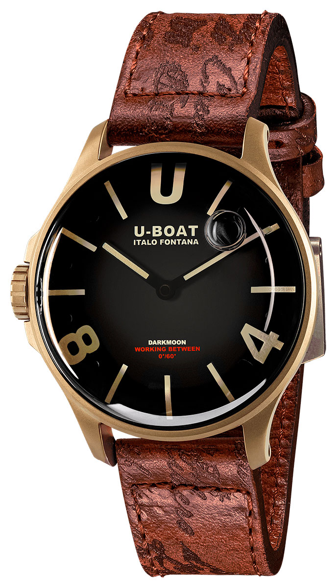 U-BOAT Darkmoon 40 mm BK PVD Bronze 9304