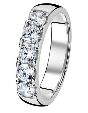 Kohinoor 933-116V-100B3 diamond ring white gold Estelle
