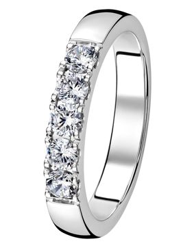 Kohinoor 933-116V-50B3 diamond ring white gold Estelle