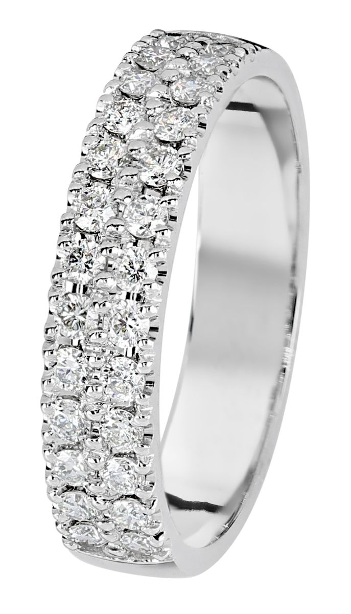 Kohinoor Estelle diamond ring white gold 933-216V-52B4