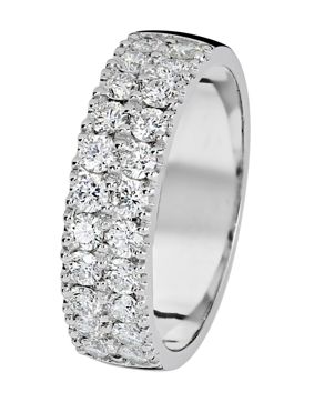 Kohinoor Estelle diamond ring white gold 933-216V-88B4