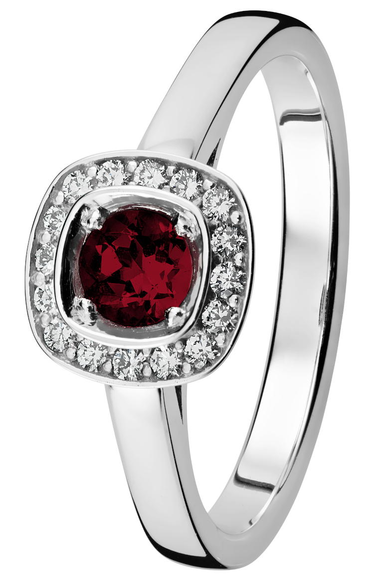 Kohinoor Stella white gold diamond ring 933-240V-16R