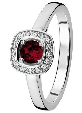Kohinoor Stella white gold diamond ring 933-240V-16R