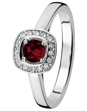 Kohinoor Stella white gold diamond ring 933-240V-16R