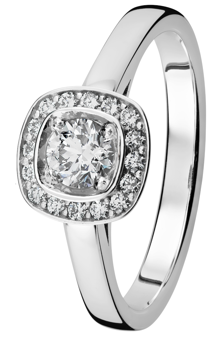 Kohinoor Stella white gold diamond ring 933-240V-44B4