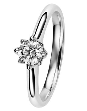 Kohinoor Rosa diamond ring GIA 0.64 ct 933-260V-60B+4-180