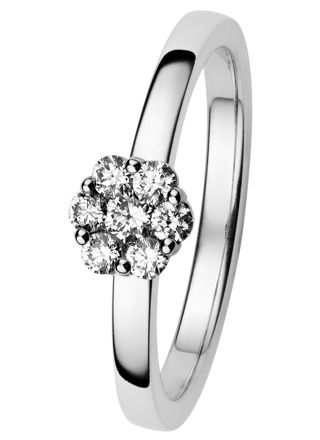 Kohinoor 934-232V-40B4 diamond ring white gold Dahlia