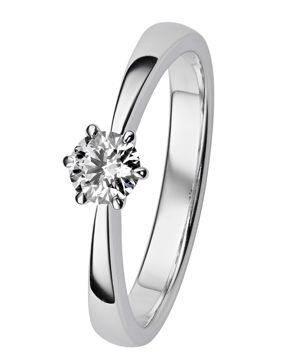 Kohinoor 934-238V-15B4 diamond ring white gold Gloria
