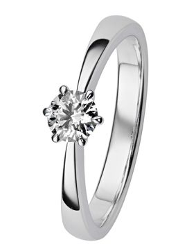 Kohinoor 934-238V-20B4 diamond ring white gold Gloria