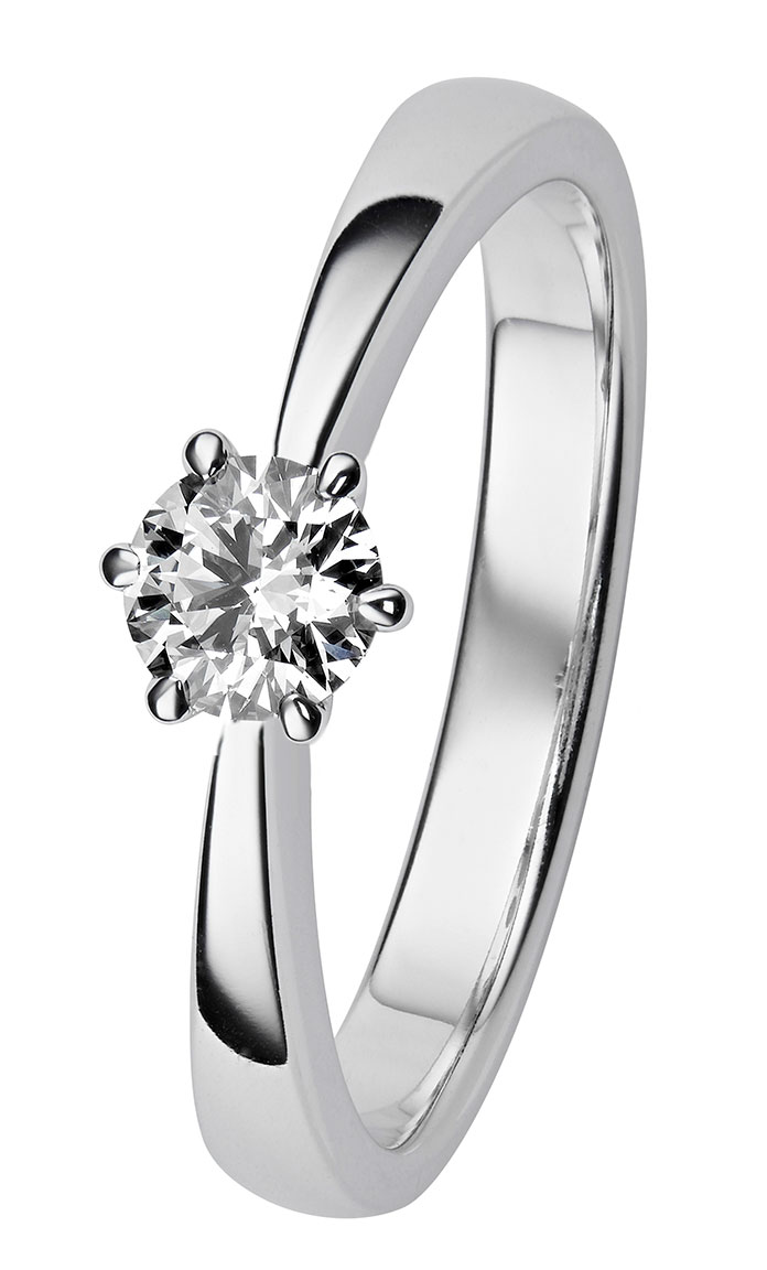 Kohinoor 934-238V-25B4 diamond ring white gold Gloria