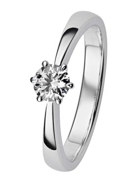 Kohinoor 934-238V-25B4 diamond ring white gold Gloria
