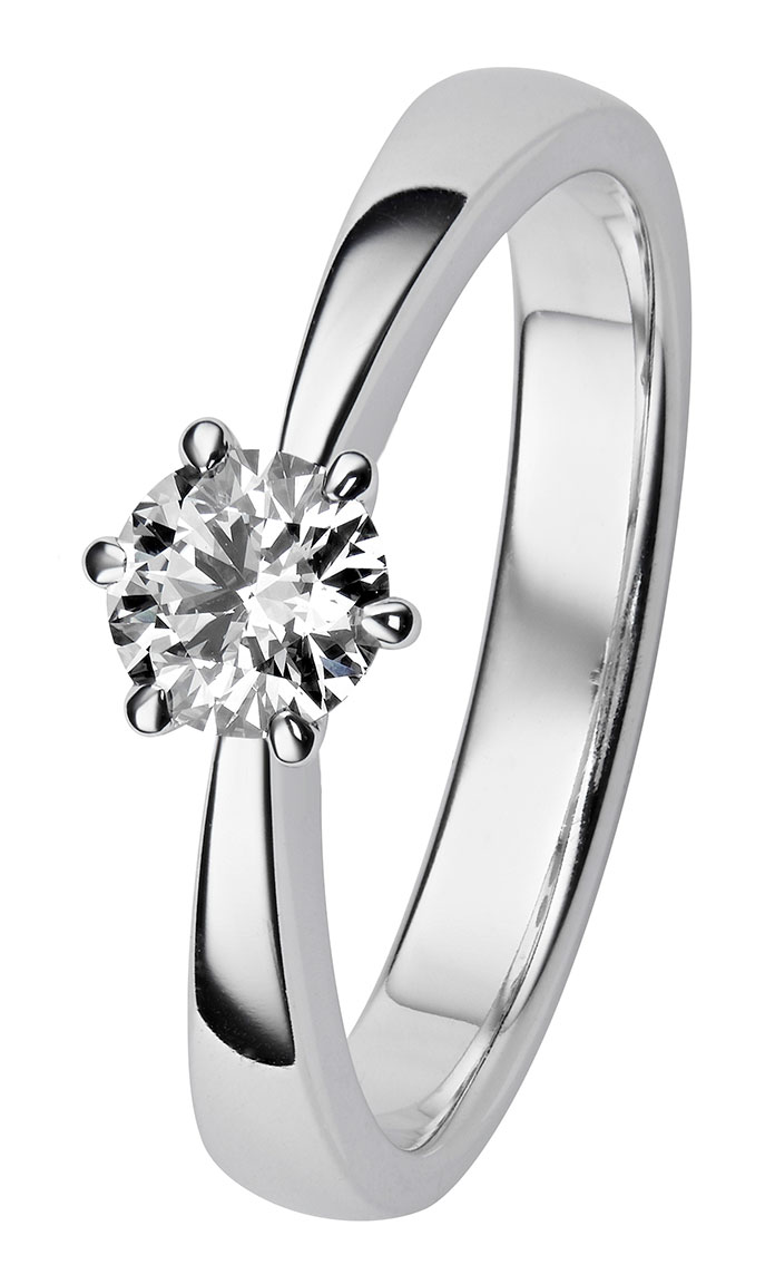 Kohinoor 934-238V-30B3 diamond ring white gold Gloria