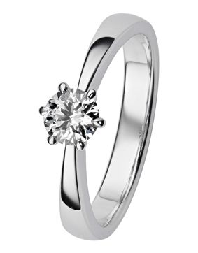 Kohinoor 934-238V-30B3 diamond ring white gold Gloria