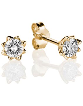Kohinoor Rosa 943-260-34B4 Gold Diamond Earrings