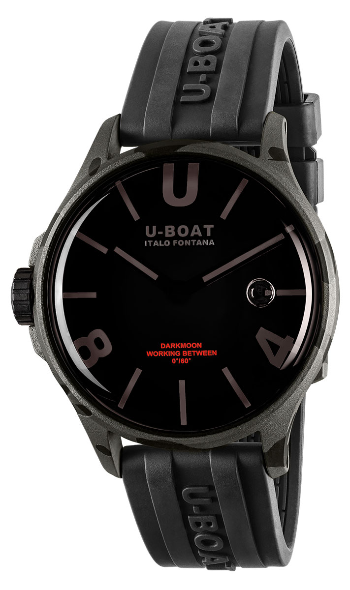U-BOAT Darkmoon BK Black Curved Camouflage 9553