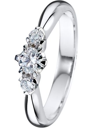 Kohinoor Helene 033-235V-25 Diamond Ring, white gold
