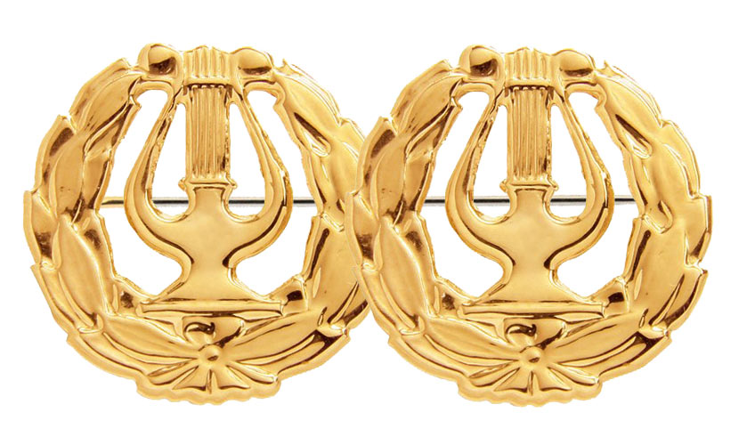Matriculation exam pin 2 pcs set - 14k gold