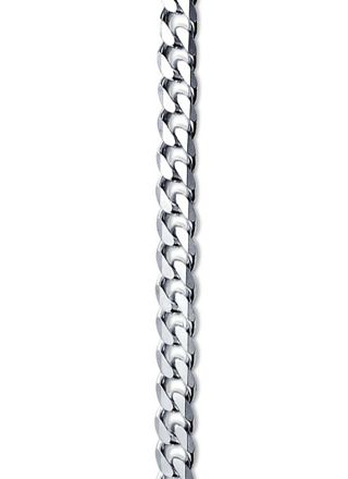 Silver Curb Chain Necklace - Multiple Sizes