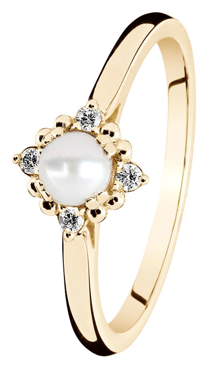 Kohinoor Celeste pearl-diamond ring 033-440-04Kohinoor Celeste pearl-diamond ring 033-440-04-155