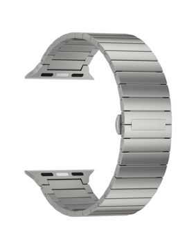 Tiera Apple Watch titanium bracelet silver