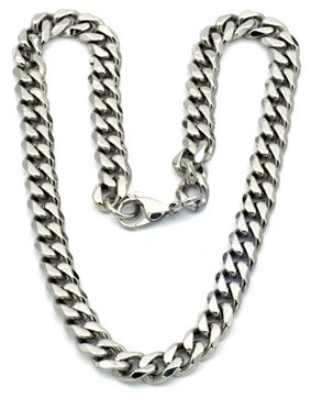 Rocks Steel 15 mm curb chain necklace 60 cm P.S.15-60
