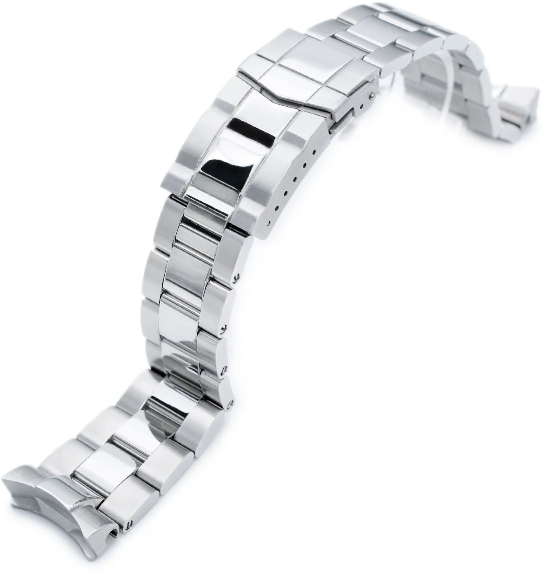 MiLTAT Super-O Boyer Stainless Steel Strap for Seiko 5  SS221805P2S019-S5