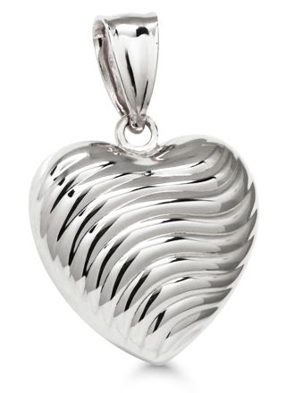 Goldpendant heart hollow big wave pattern A-5778W