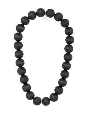 Aarikka Suomi black necklace U109 A0220