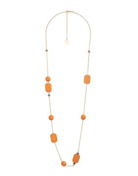 Aarikka Saimi orange/gold necklace U503K A09727