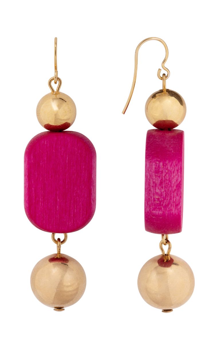 Aarikka Saimi red gold earrings U688K A09731