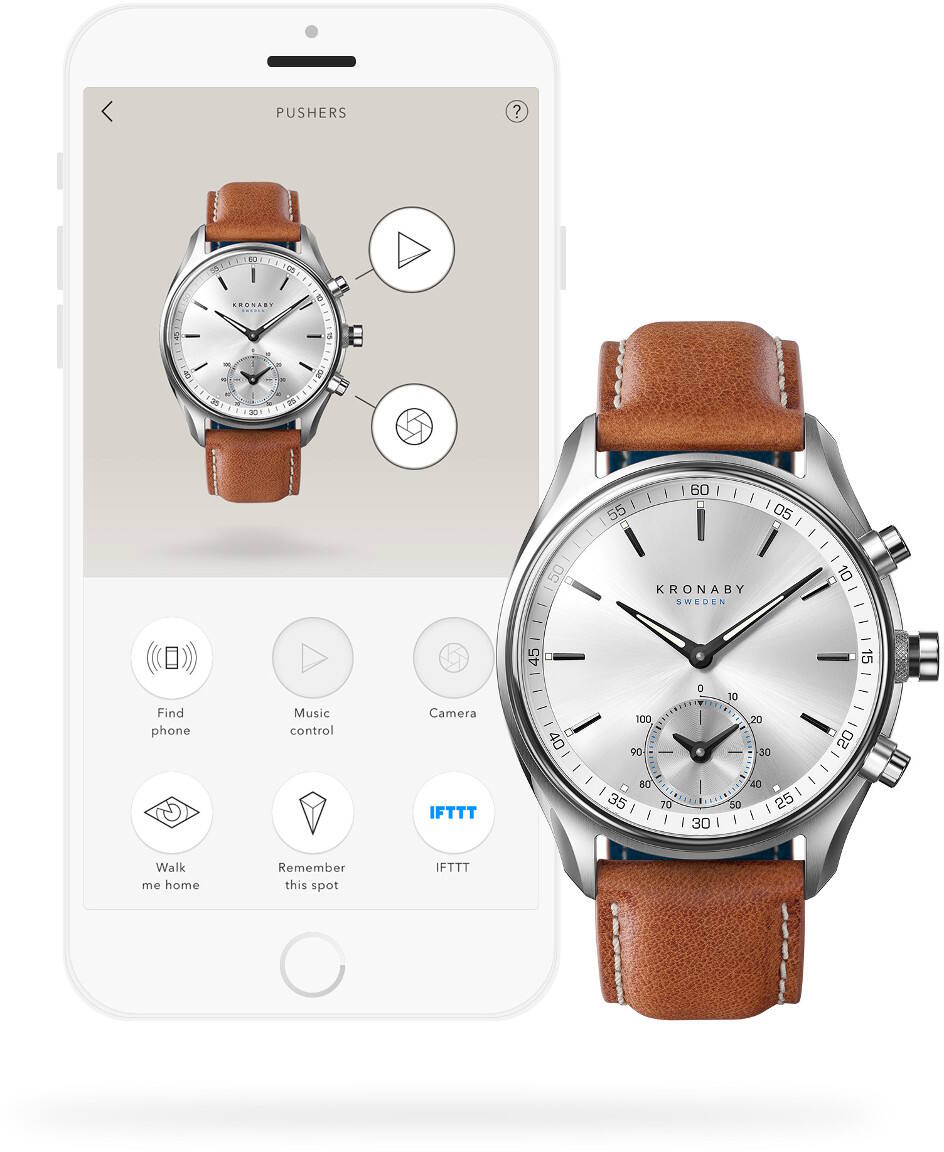 Kronaby Sekel KS0713/1 Hybrid Smart Watch - watchesonline.com