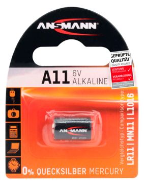Ansmann alkaline battery A11 6V