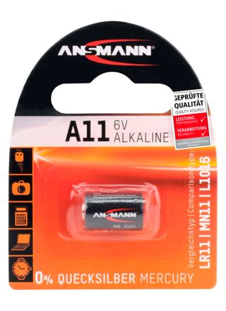 Ansmann alkaline battery A11 6V 