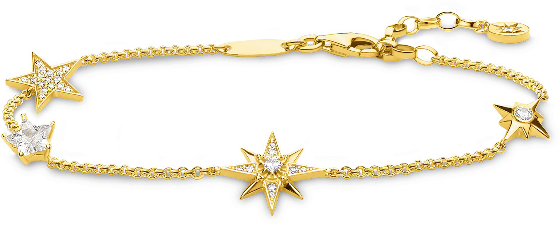 Thomas Sabo Stars gold Bracelet A1916-414-14-L19V