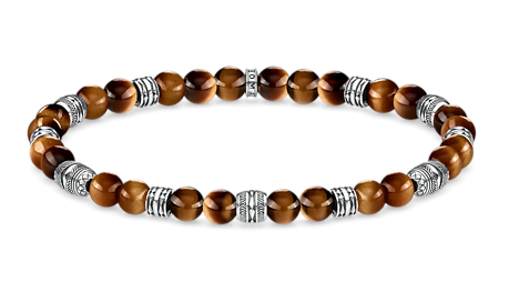 Thomas Sabo lucky charm tiger‘s eye bracelet A1923-826-2-L17