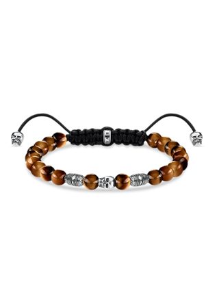 Thomas Sabo brown skull bracelet A1945-329-2-L22V
