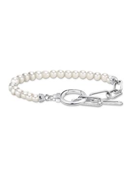 Thomas Sabo Cosmic Amulet freshwater pearl silver pearlbracelet A2134-167-14-L19v