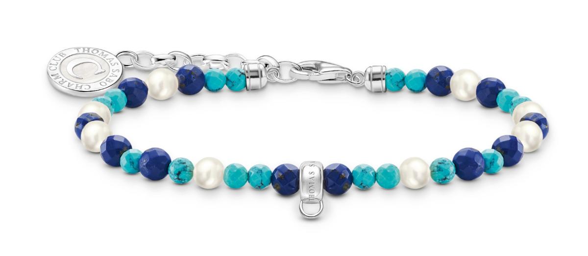 Thomas Sabo Charm Club Charmista Maritime charm bracelet A2141-158-7-L19v