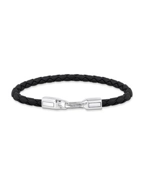 Thomas Sabo Rebel At Heart black 5 mm leather bracelet A2149-682-11