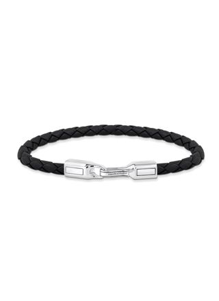 Thomas Sabo Rebel At Heart black 5 mm leather bracelet A2149-682-11