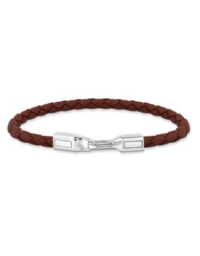 Thomas Sabo Rebel At Heart brown leather bracelet A2147-682-2