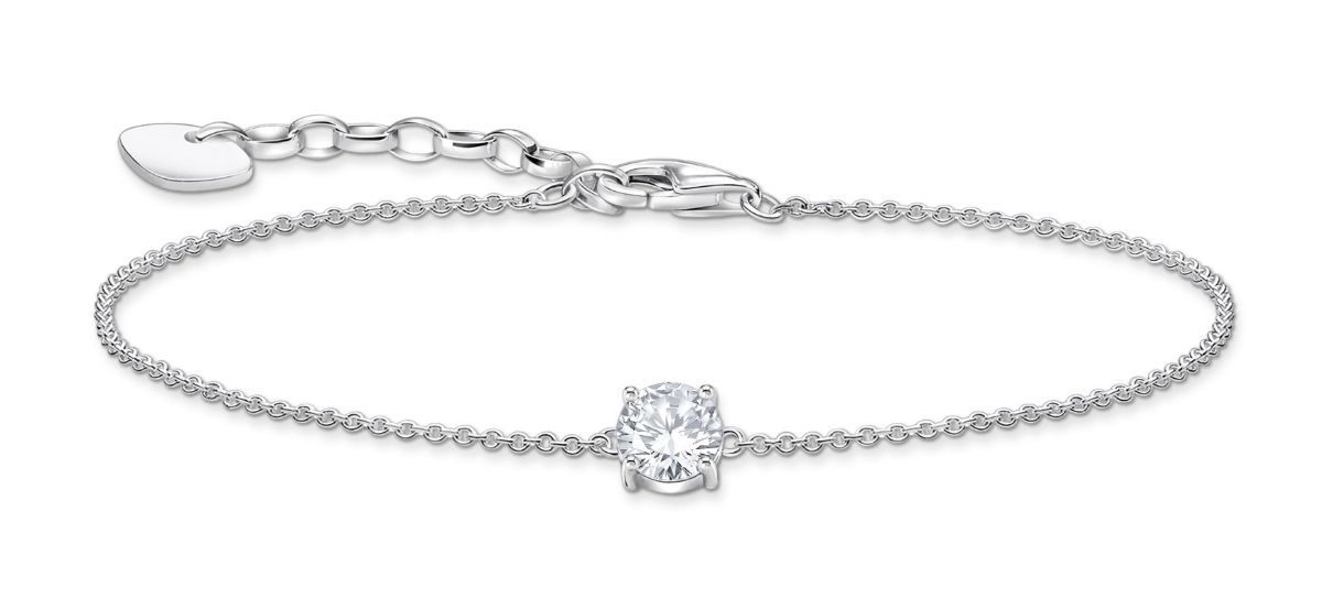 Thomas Sabo solitaire silver bracelet A2156-051-14-L19V