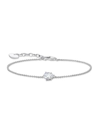 Thomas Sabo large drop-cut silver bracelet A2159-051-14-L19V